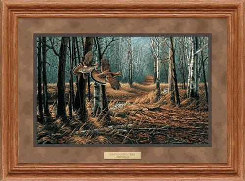 Old Logger's Trail Deluxe Oak Framed